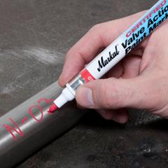 Nissen Low Chloride Metal Markers, Solid Paint and Fine Point, for marking  for stainless steel and nuclear components