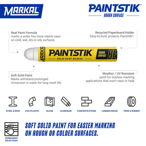 B-E Paintstik -Rough Surface Solid Paint Marker