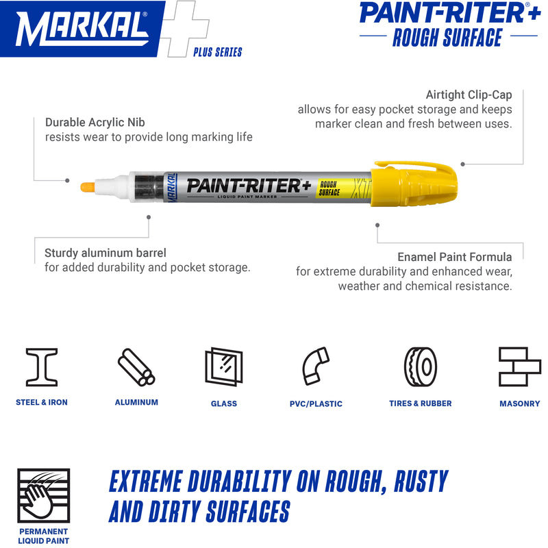 PAINT-RITER+ Rough Surface Liquid Paint Marker –