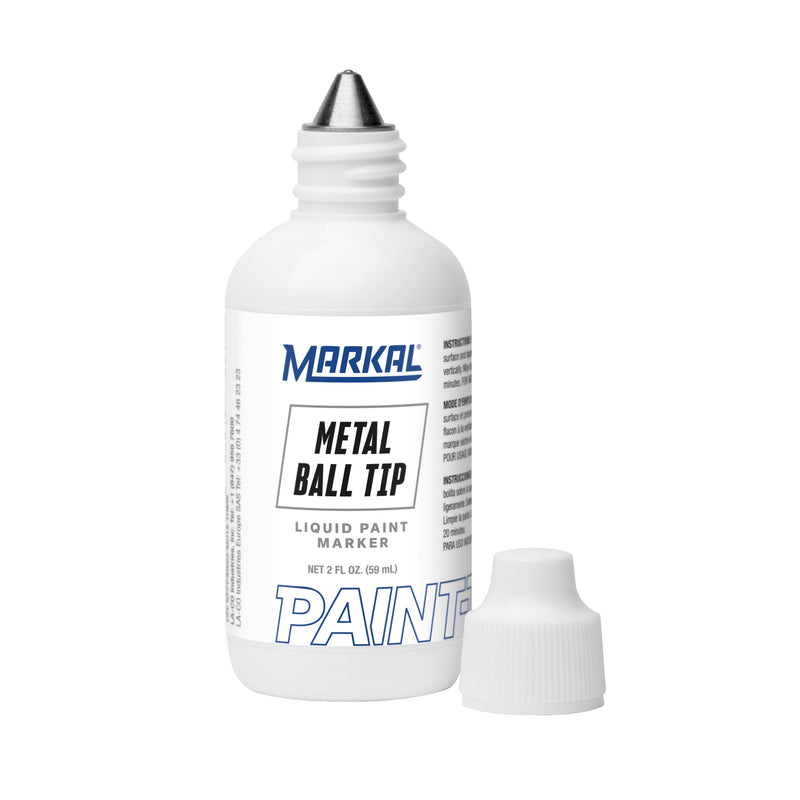 Markal® 96652 Stylmark® Paint Tube Marker, 1/8 in Tip, Metal Ball