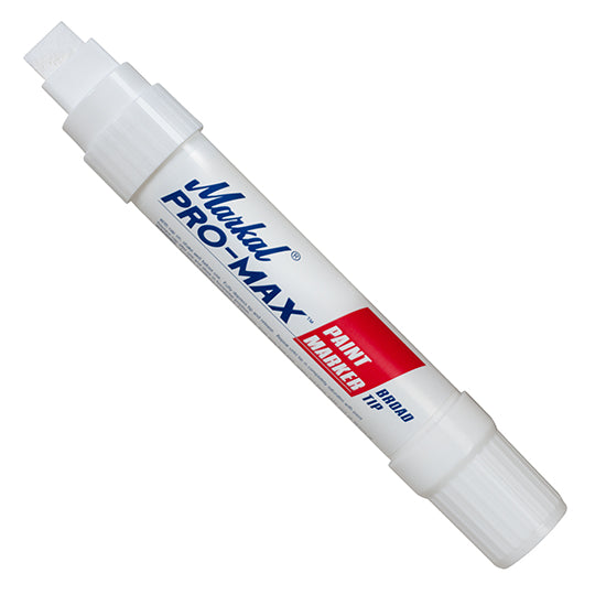 MARKAL 97301 Permanent Liquid Paint Marker, Medium Tip, White