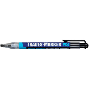 TRADES-MARKER Water Soluble Refillable All-Surface Marker