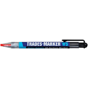 TRADES-MARKER Water Soluble Refillable All-Surface Marker