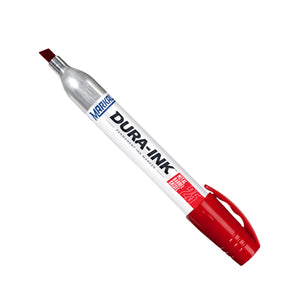 DURA-INK Metal Barrel Chisel Permanent Ink Marker