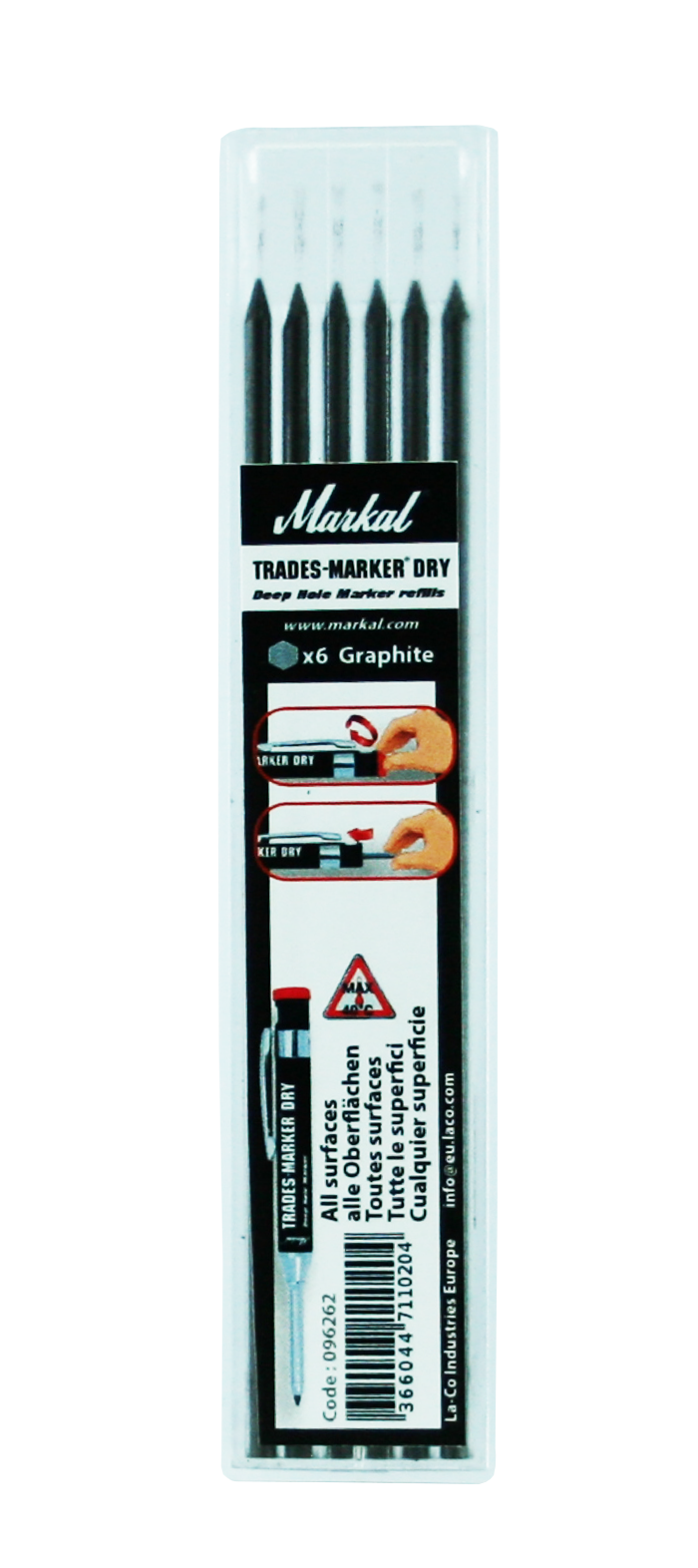 Buy Markal 96107, Silver-Streak Round Metal Marker with 6 Refills