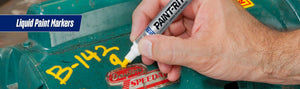 Steelwriter Metal Marking Paint Pen - Black - Washable Marker For Steel