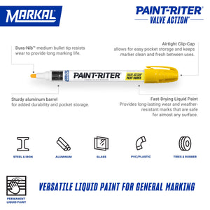 LA-CO Markal Valve Action Paint Marker