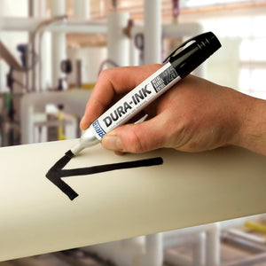 DURA-INK Metal Barrel Chisel Permanent Ink Marker