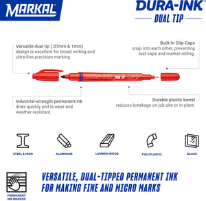 DURA-INK Dual Tip Permanent Marker