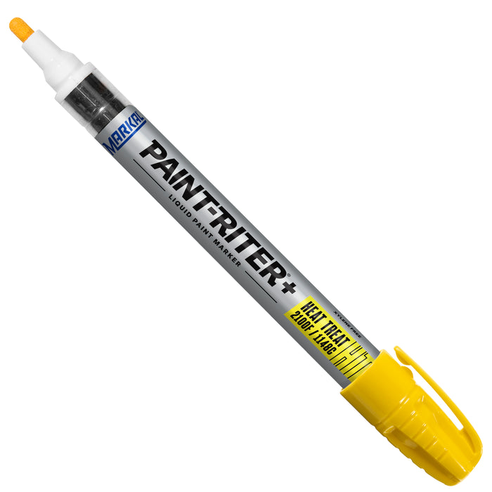 Markal 97302 Paint Marker, Permanent, Yellow